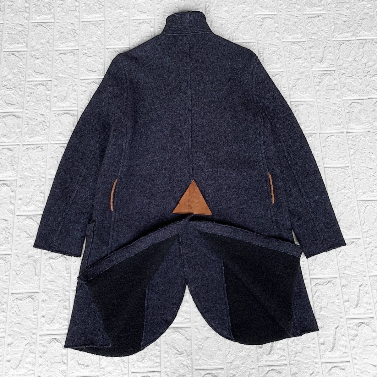 Kapital Japan Wool Coat + Parts Leather