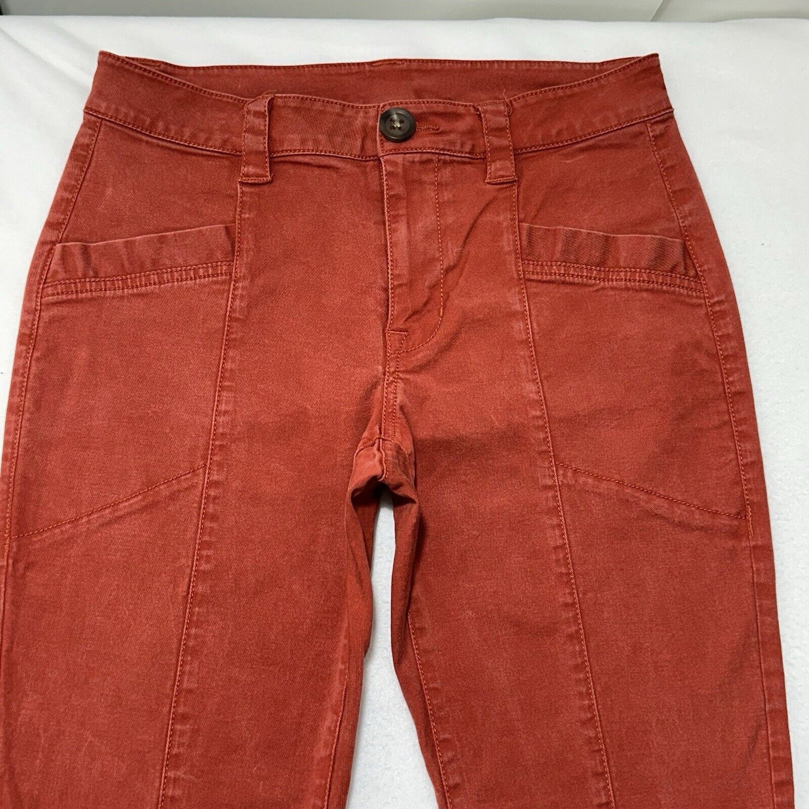 Other Cabi 6 Explorer Pants Skinny Leg Copper Orange Faded Size 28" / US 6 / IT 42 - 2 Thumbnail
