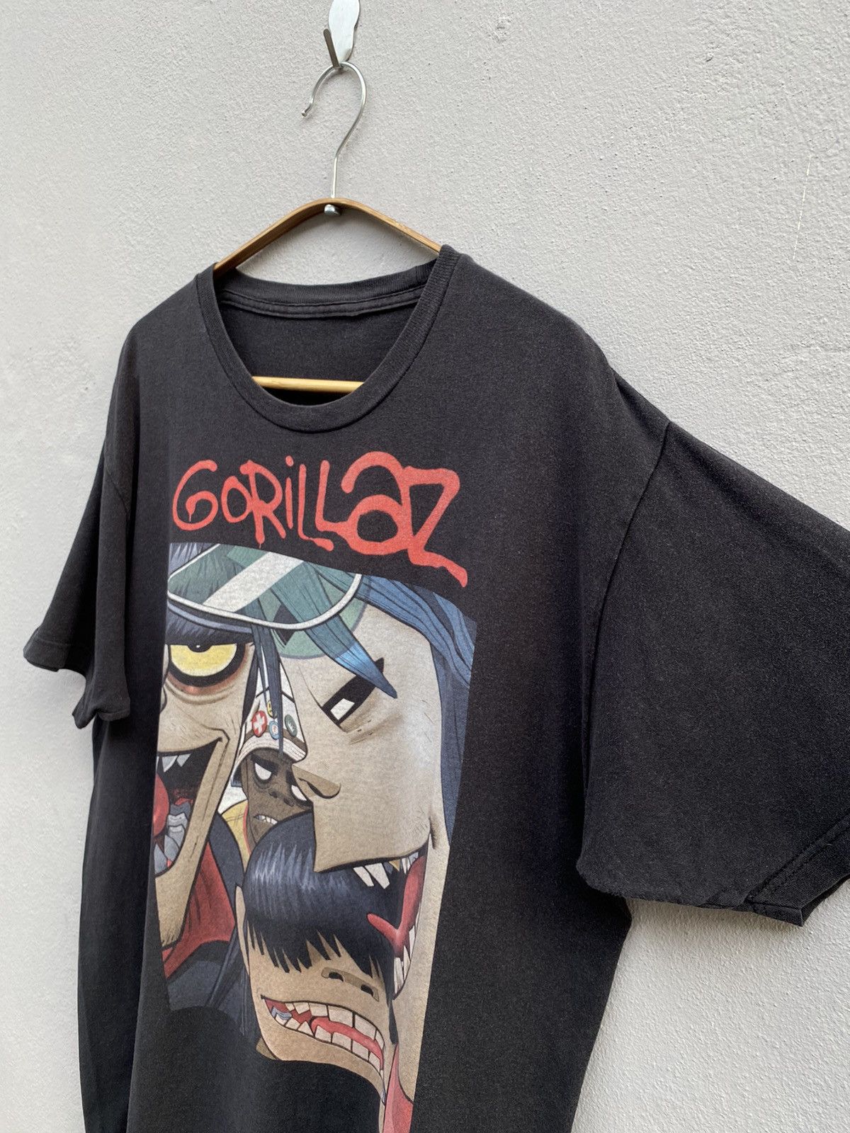 Band Tees Vintage 00s GORILLAZ Alternative Rock / Blur RARE Band Tee Size US L / EU 52-54 / 3 - 3 Thumbnail
