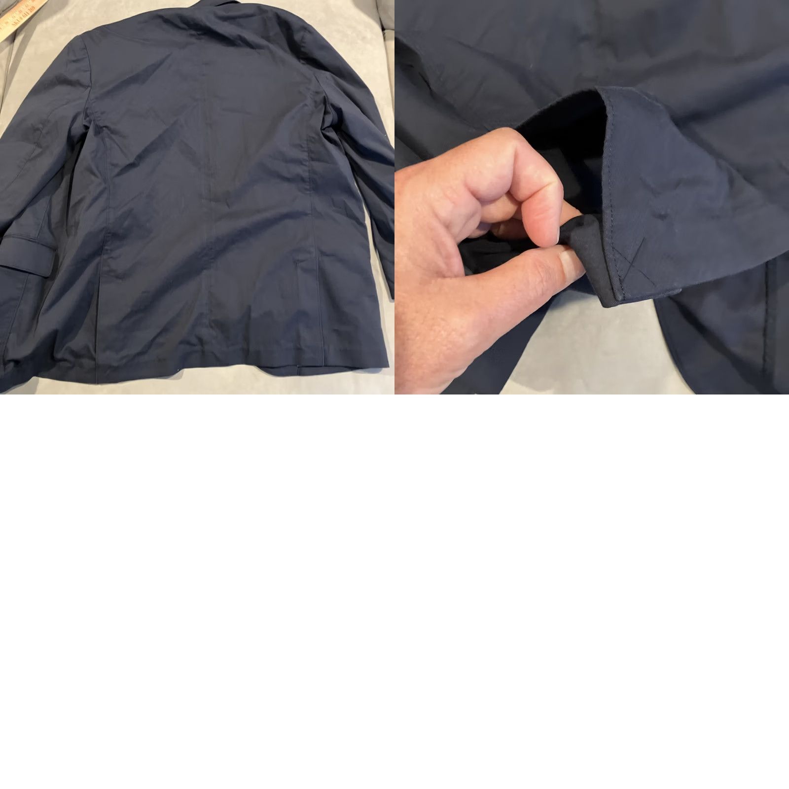 Faherty Faherty Reserve Blazer Navy Blue 2 Button - Men's XL Jacket Blazer Notch Lapel Single-Breasted Casual Business Travel Unstructured Solid Size 46R - 8 Thumbnail