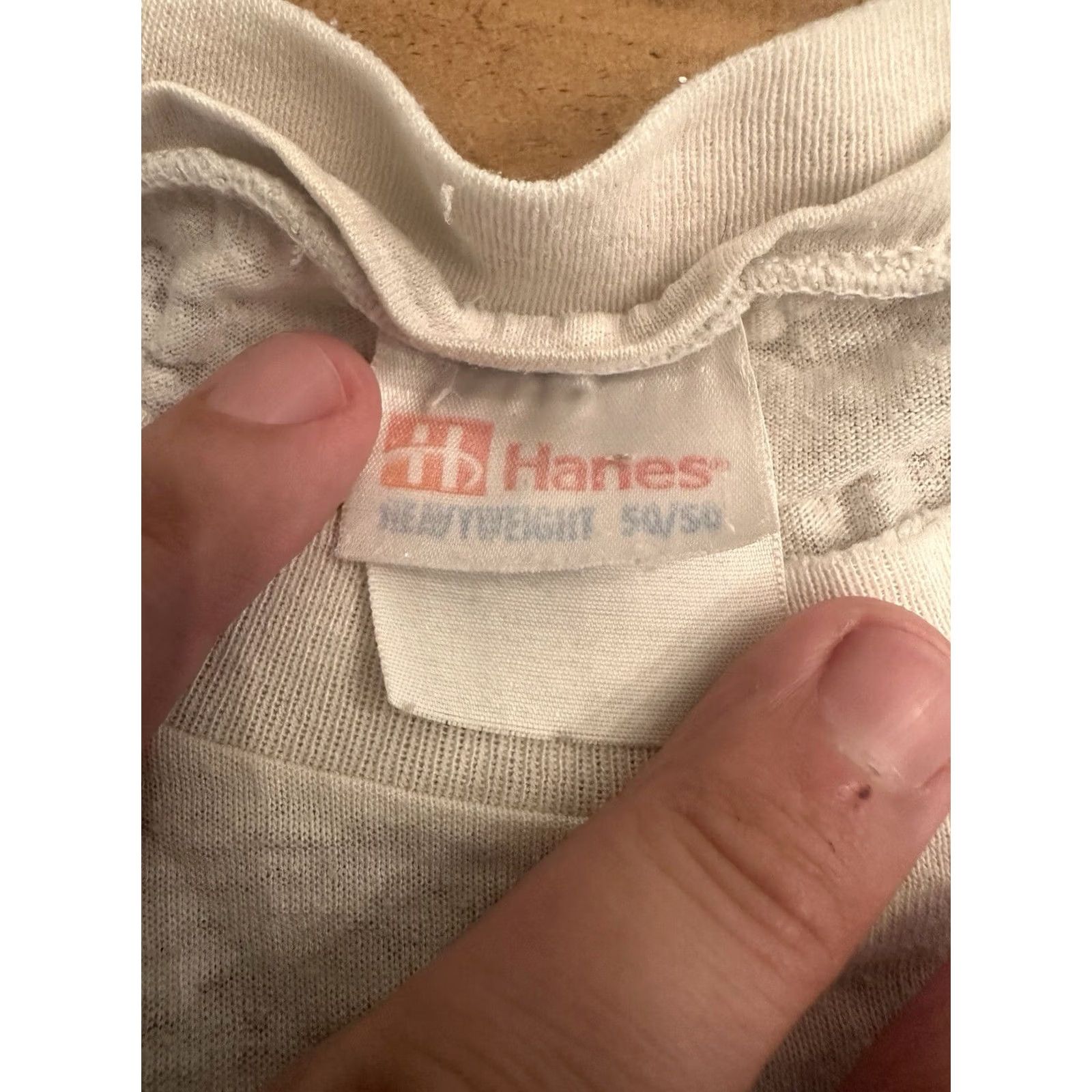 Vintage VINTAGE Nations Rent Distressed Thin T-Shirt L White Double-Sided Men Shirt Size US L / EU 52-54 / 3 - 3 Thumbnail