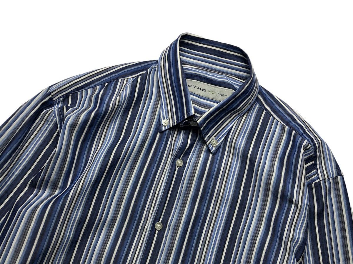 Etro Etro cotton multicolour striped shirt Size US M / EU 48-50 / 2 - 2 Thumbnail