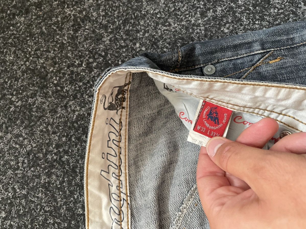 If Six Was Nine × Lamborghini 90s conino LAMBORGHIN jeans denim pants baggy old money Size US 33 - 8 Thumbnail