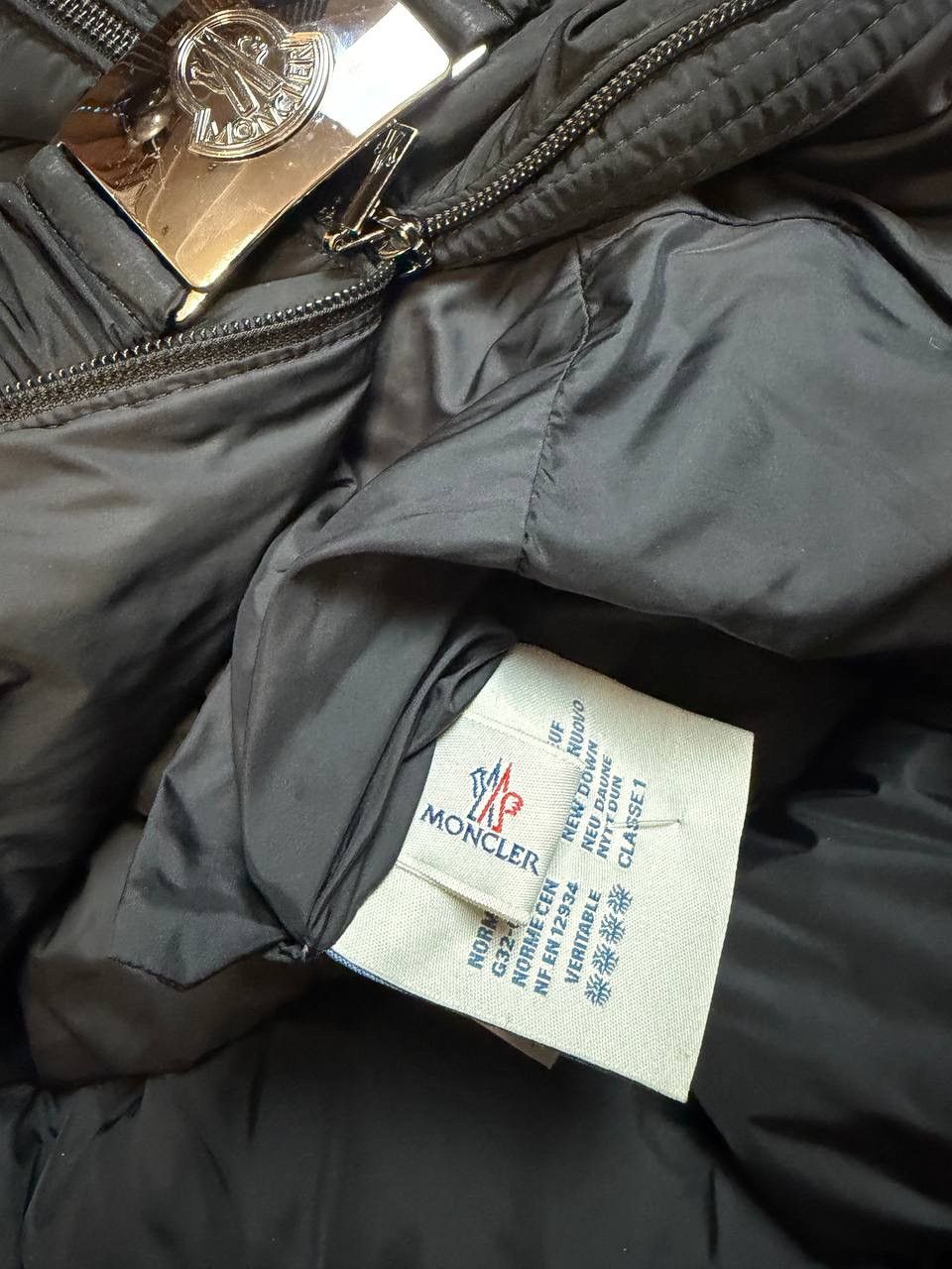 Moncler MONCLER DURACE Down Puffer Coat Jacket Black Big Collar Size XS / US 0-2 / IT 36-38 - 13 Thumbnail