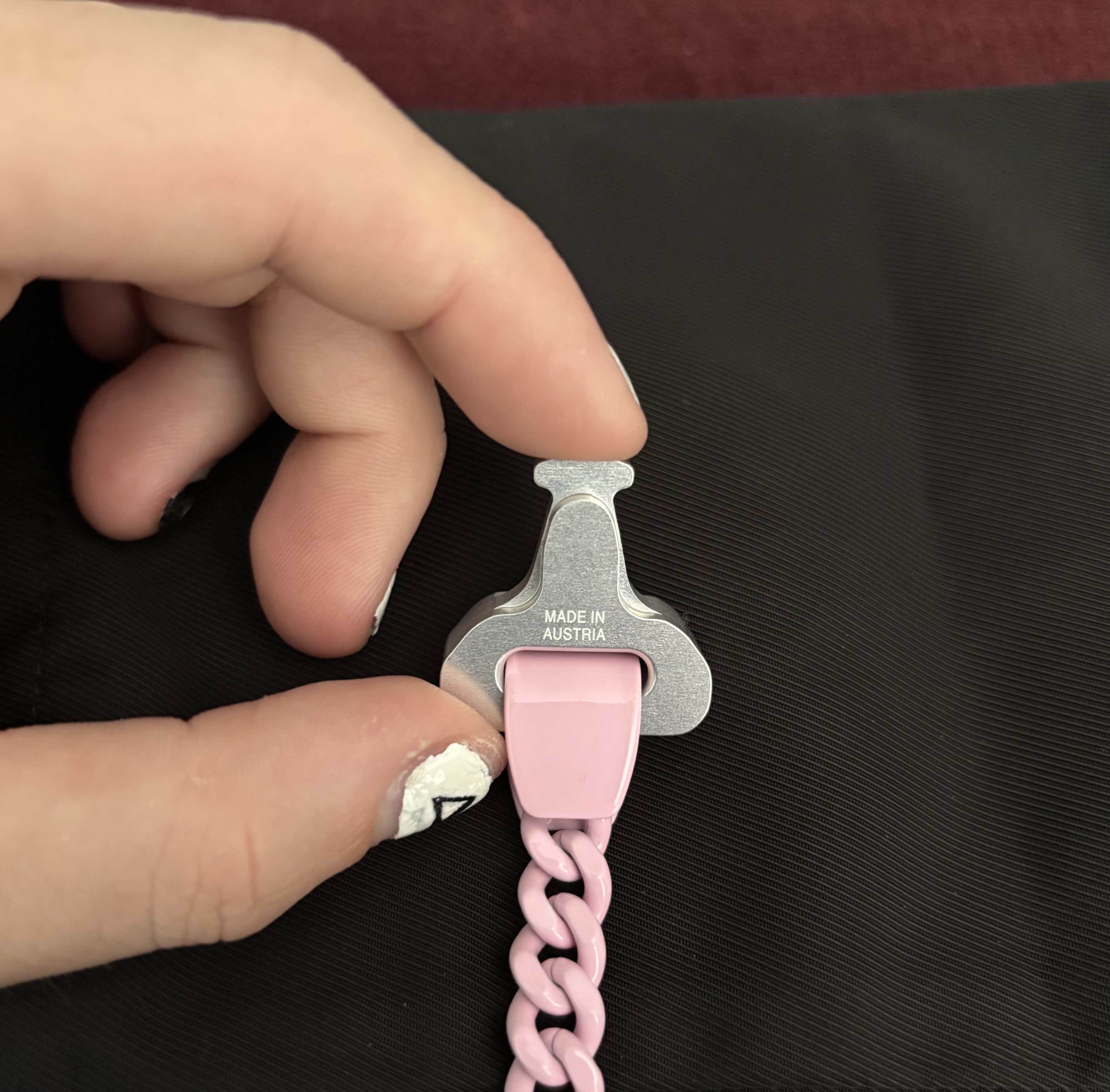 1017 ALYX 9SM 1017 Alyx 9sm Pink/Silver Buckle Bracelet Size ONE SIZE - 4 Thumbnail