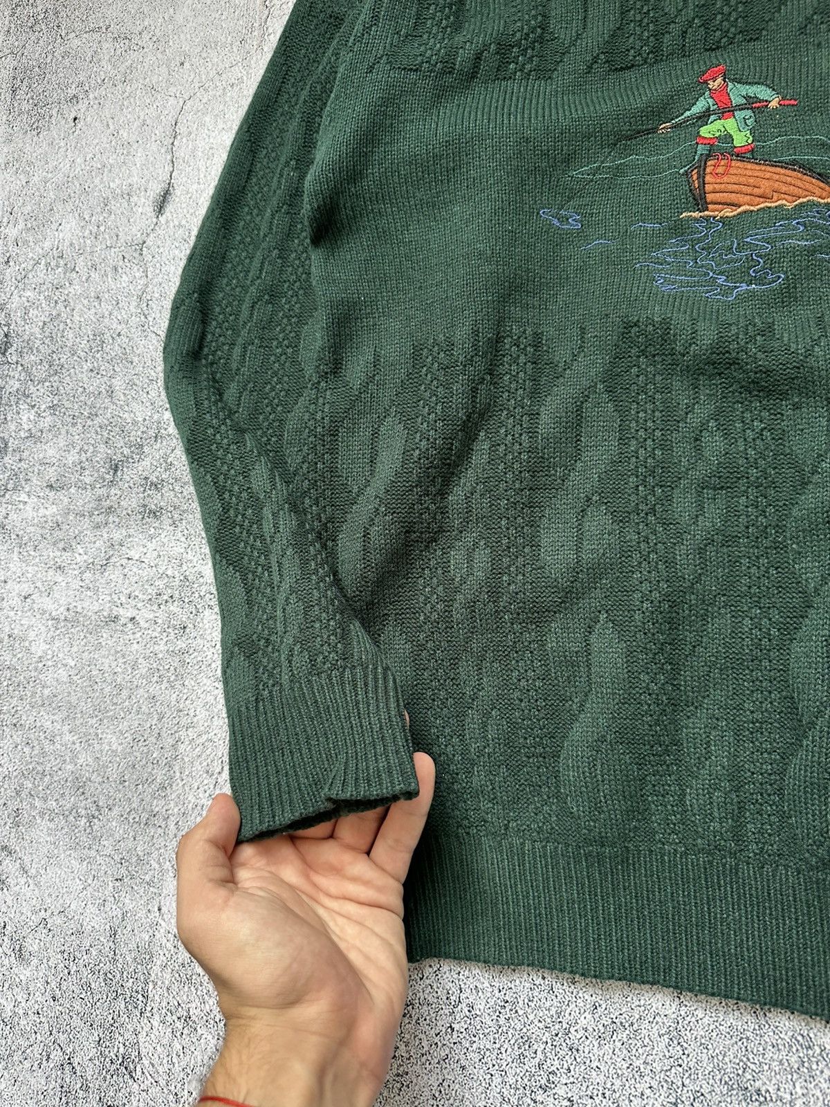 Vintage Vintage Polo Ralph Style Sweater River Boat Logo Centre Size US M / EU 48-50 / 2 - 8 Thumbnail