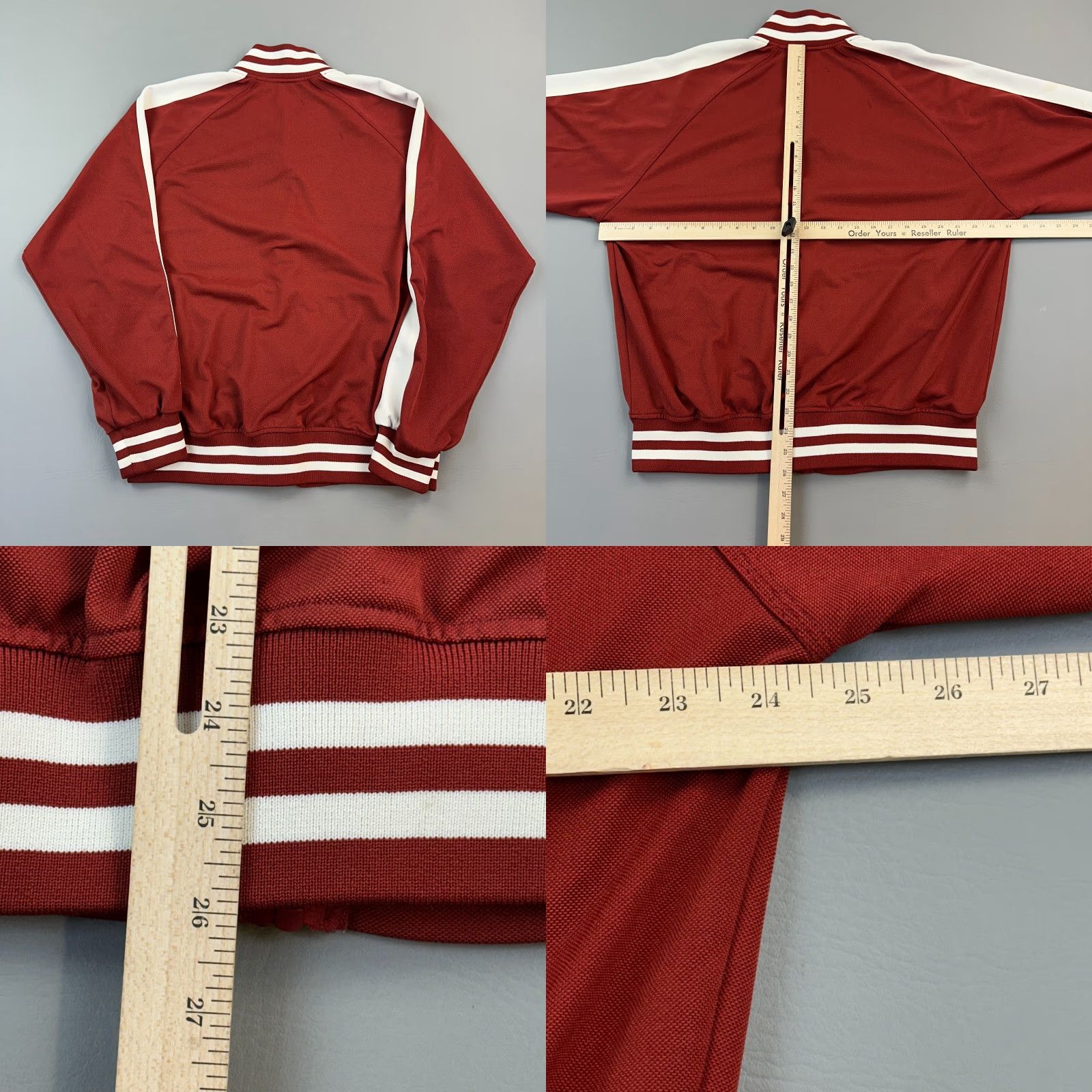 Rocawear VINTAGE Rocawear Track Jacket Mens L Red White Hip Hop Street Wear Y2K City Logo Retro Size US L / EU 52-54 / 3 - 9 Thumbnail