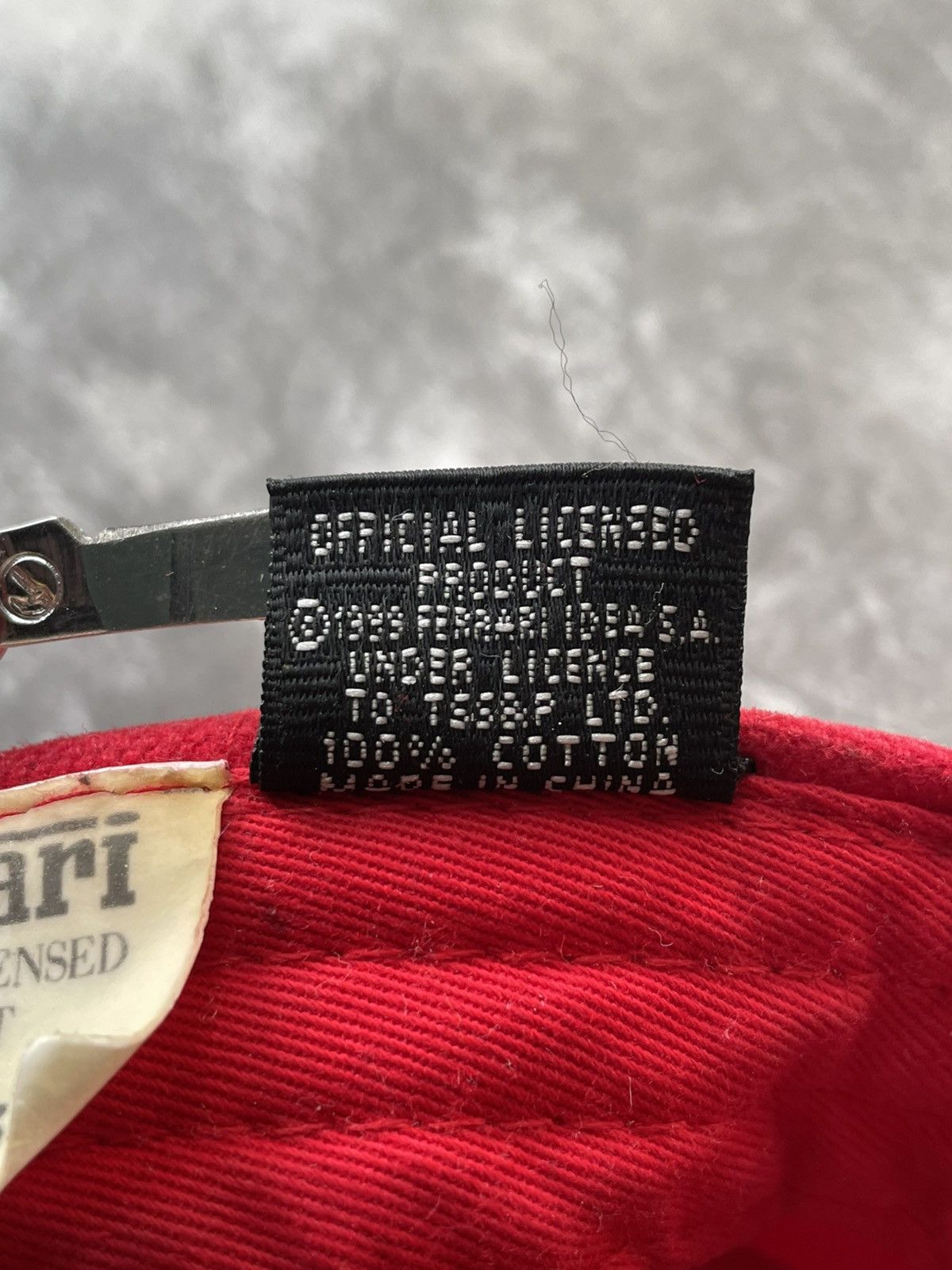 Ferrari Vintage 90s Ferrari F1 Racing Red Cap Y2K Embroidered Logo Size ONE SIZE - 8 Thumbnail