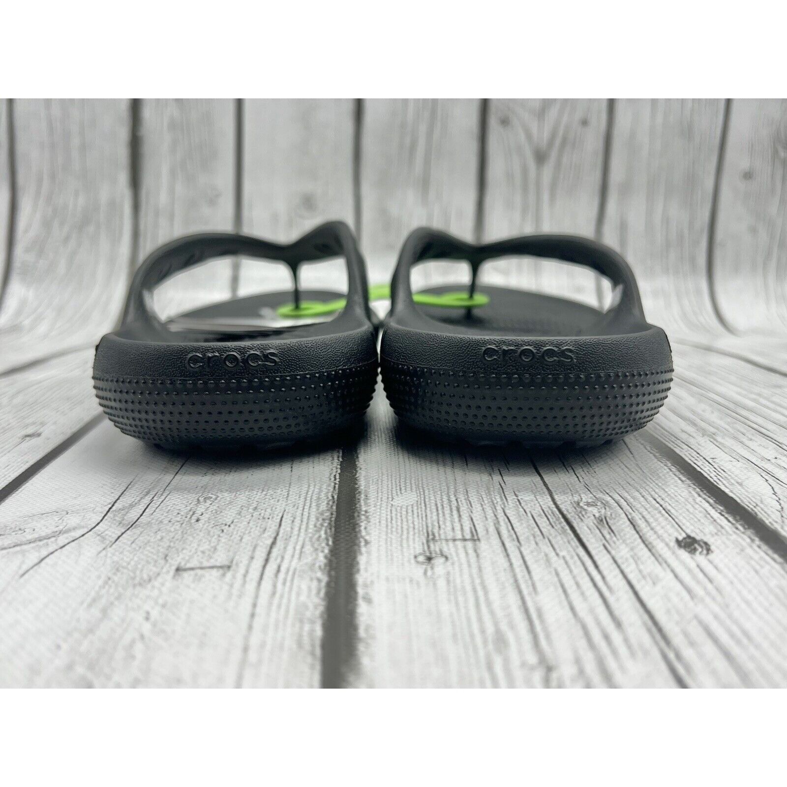 Crocs Size 7w/5m - Crocs Classic Flip Flop Black 209402 001 Size US 7 / IT 37 - 4 Thumbnail