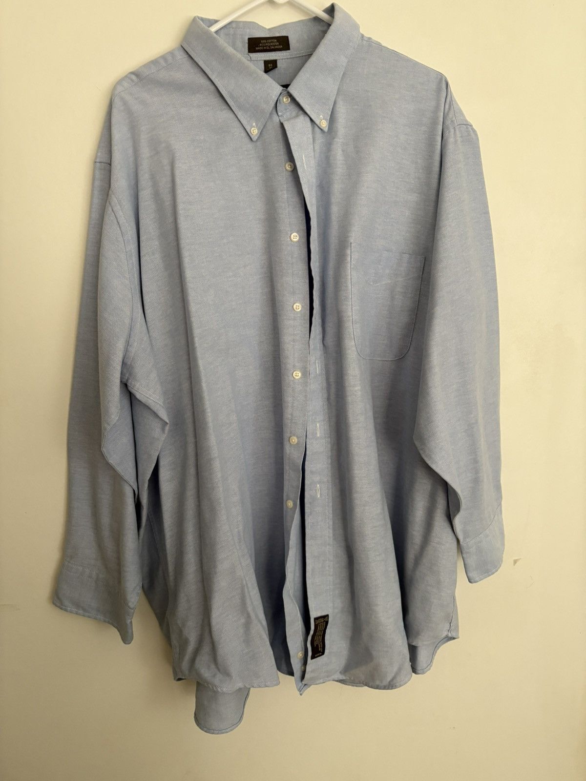 Other Alexander Lloyd Menswear Button down Blue Shirt Big 20 34/35 Size US XXL / EU 58 / 5 - 1 Thumbnail