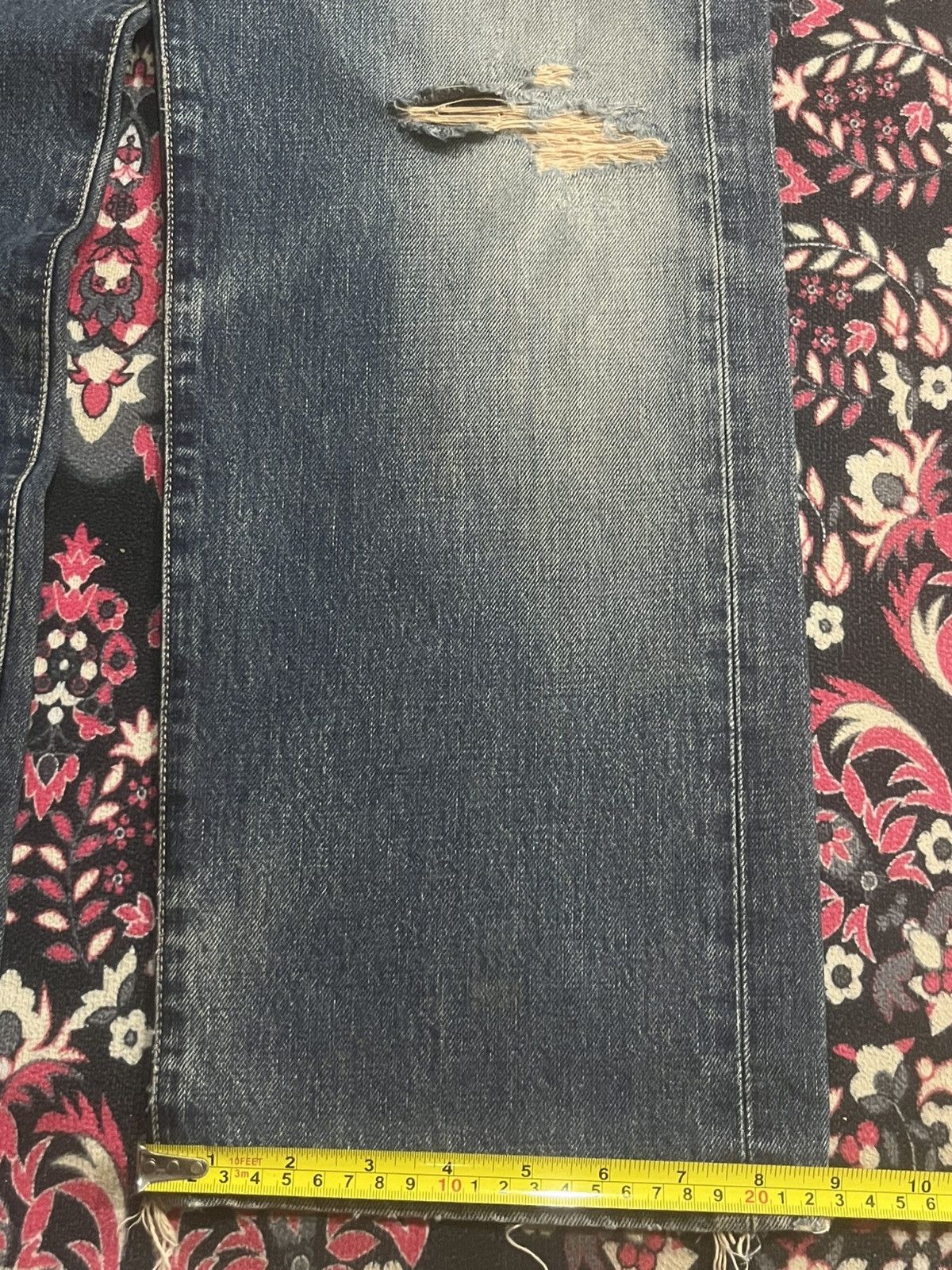 Acne Studios Vintage Edwin 505X Japan Rusty Blue Distressed Selvedge Jean Size US 28 / EU 44 - 17 Thumbnail