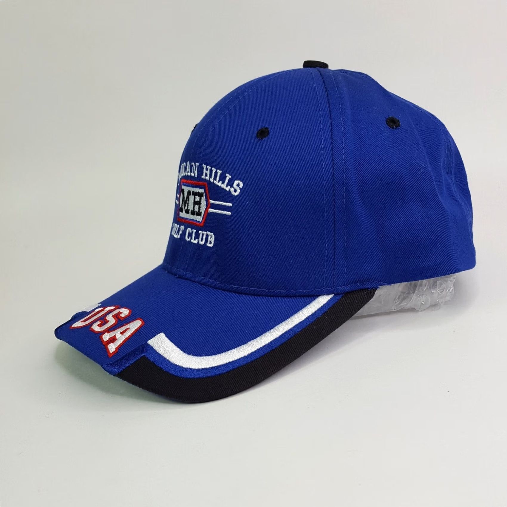Vintage VINTAGE Town Talk PGA Adjustable Blue Snapback Hat Baseball Cap Mohican Hills Golf Club Retro Size ONE SIZE - 3 Thumbnail