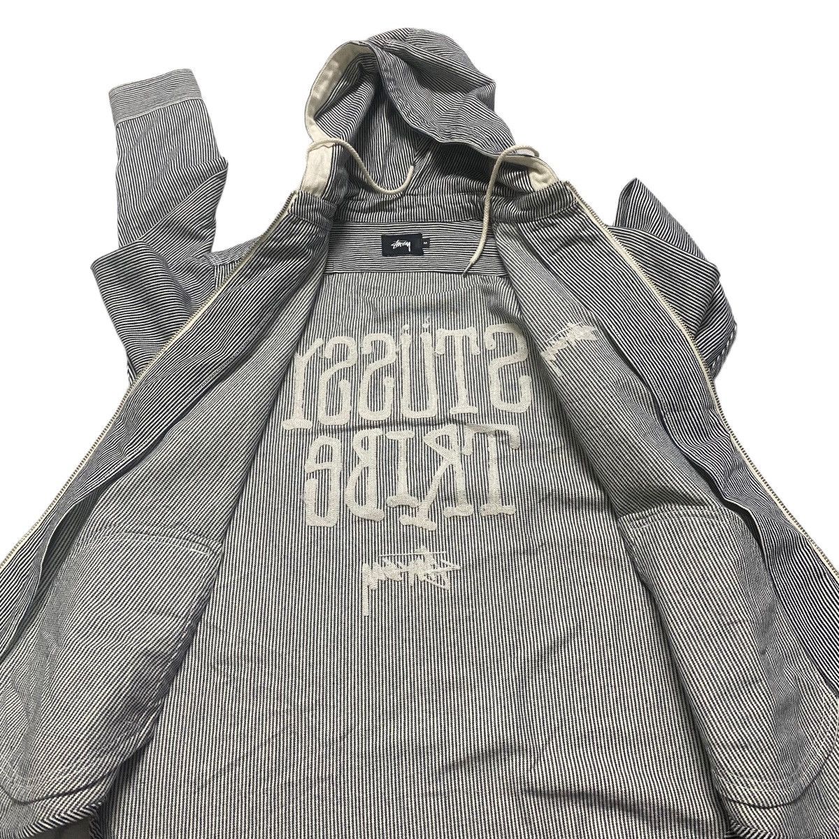 Stussy Stussy Hickory Work Shirt Hooded Embroidery Size US M / EU 48-50 / 2 - 11 Thumbnail