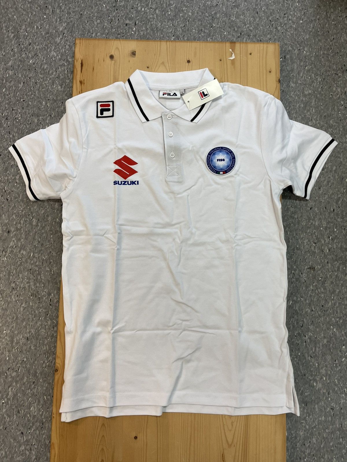 Fila Fila Italy Ice Skating National Team Polo Size US M / EU 48-50 / 2 - 1 Thumbnail