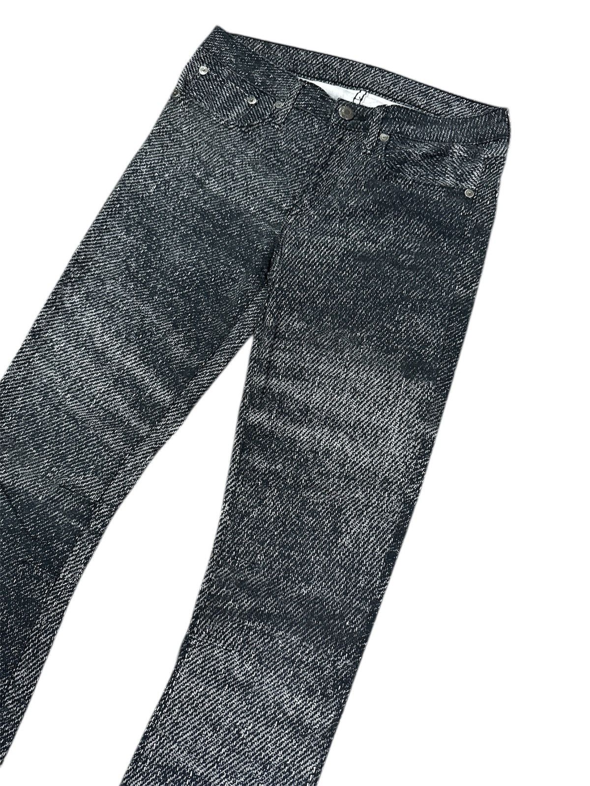 Helmut Lang Helmut Lang Women's Jeans Ankle Zip Moto Knee Seam Skinny Size 24" / US 00 / IT 34 - 2 Thumbnail