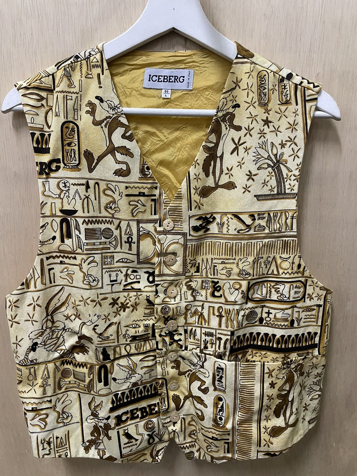 Iceberg × Vintage Vintage Iceberg Vest Size 50L - 1 Thumbnail