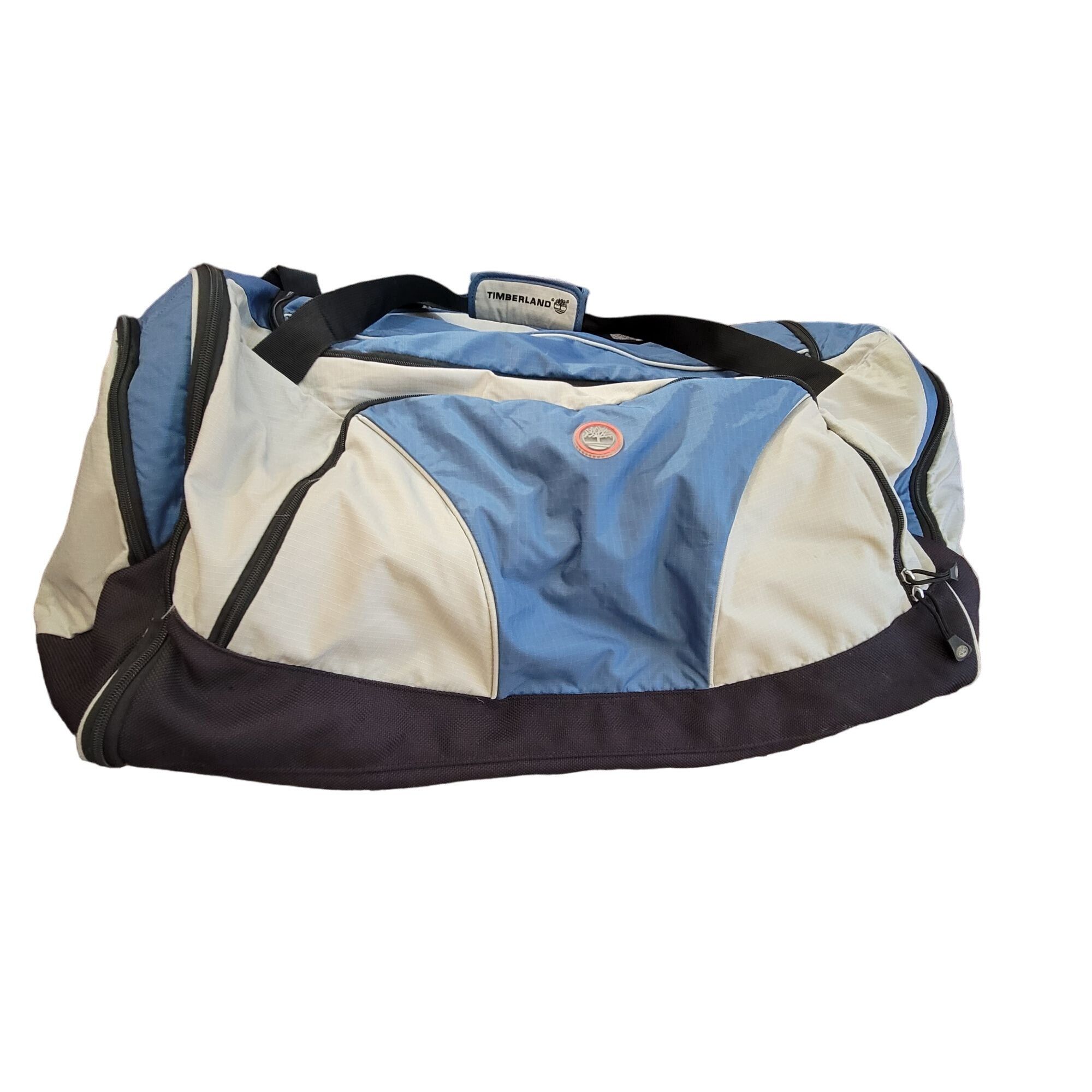 Timberland Timberland Large Blue & Grey Duffel Bag With Multiple Compar Size ONE SIZE - 7 Thumbnail