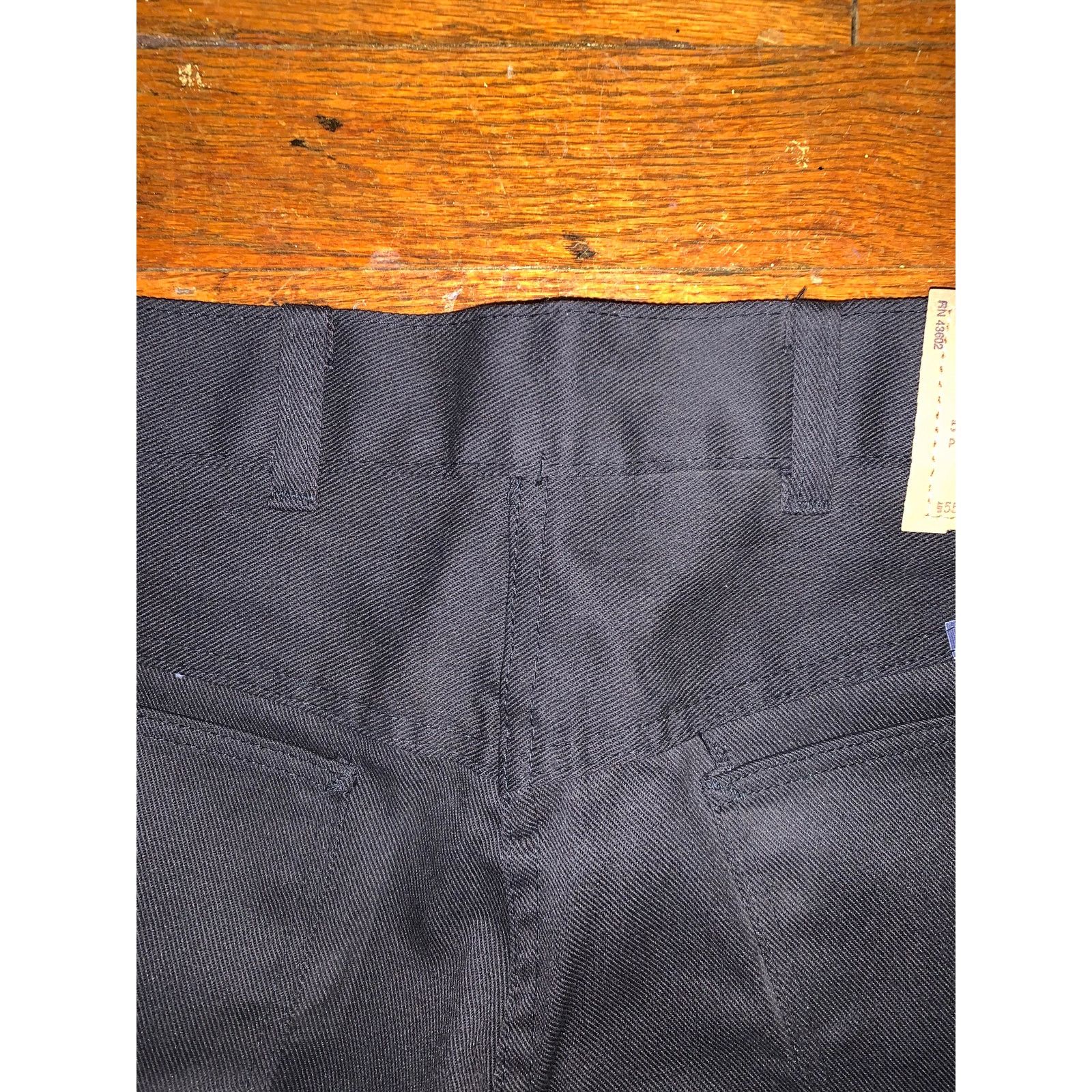 Other × Vintage Big Yank Western Straight Work Pants Black USA Made 32X31 Size US 32 / EU 48 - 11 Thumbnail