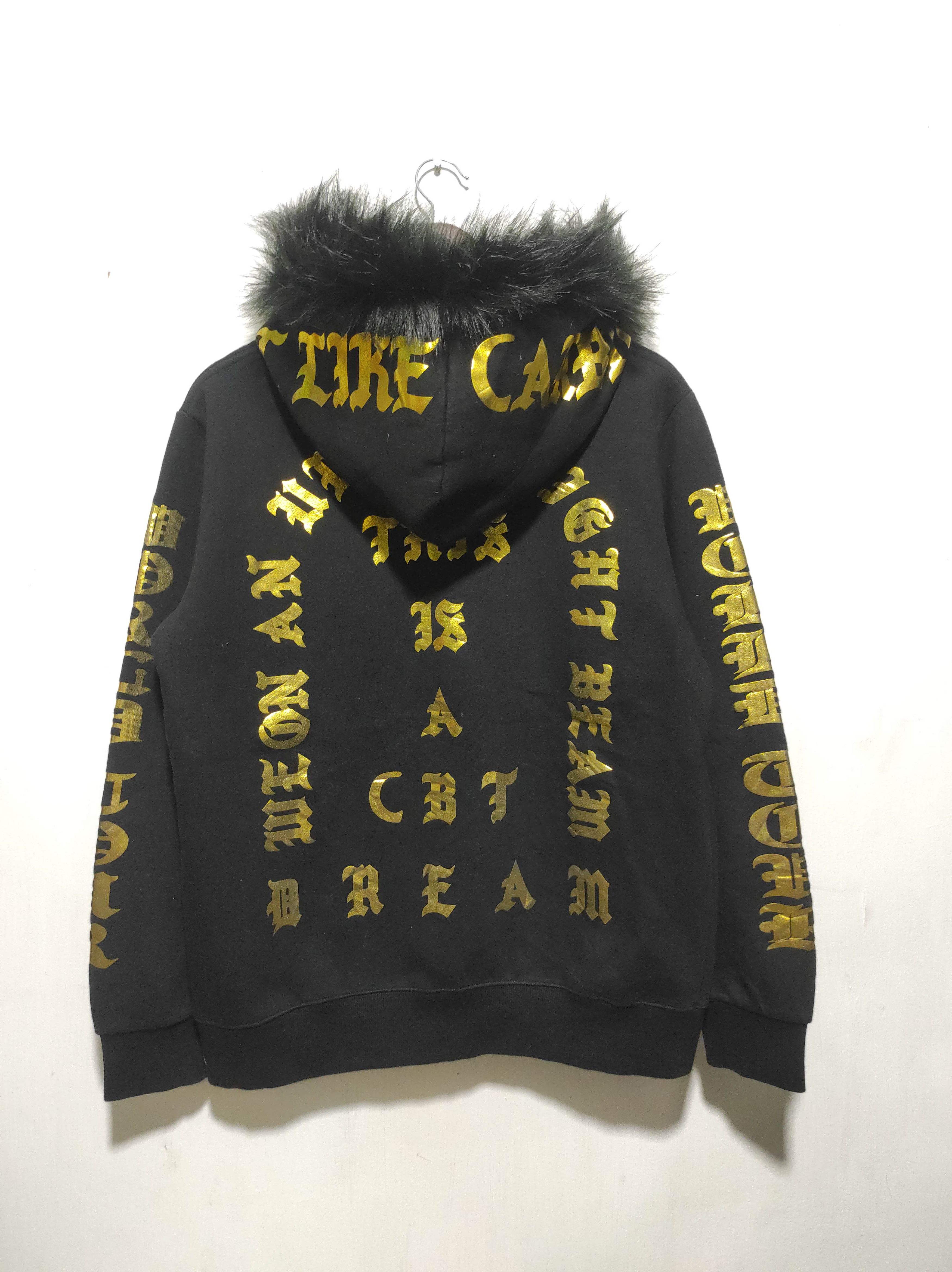 Le Grande Bleu (L.G.B.) Carbuto Zip Fur Hoodie Inspired Chrome Hearts Cross Size US L / EU 52-54 / 3 - 14 Thumbnail