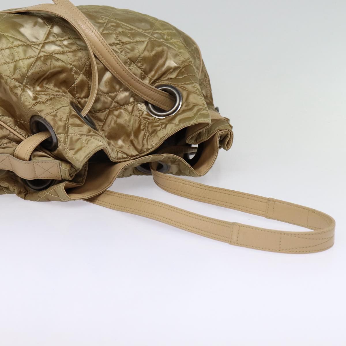 Dior DIOR Lady DIOR Canage Shoulder Bag Nylon Beige Size ONE SIZE - 6 Thumbnail