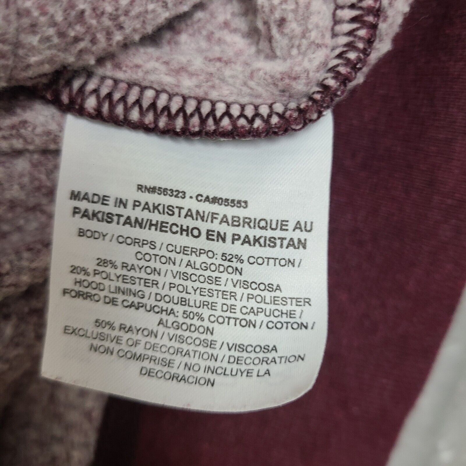 If Six Was Nine × Nike Womens Nike Pull Over Hoodie Size XS Thick Maroon G9 Size XS / US 0-2 / IT 36-38 - 2 Thumbnail