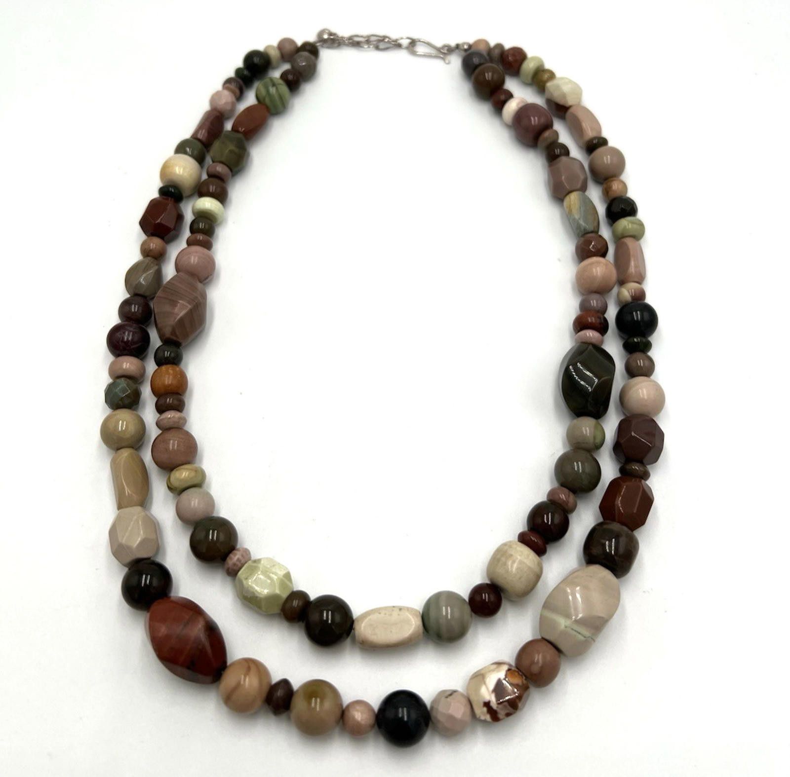 Other Mine Finds Jay King DTR Jasper Sterling Silver Necklace Size ONE SIZE - 2 Thumbnail
