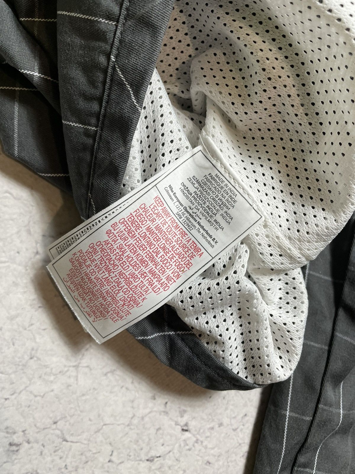 Nike Vintage Nike Y2K Checkered Bomber Jacket Drill Size US L / EU 52-54 / 3 - 8 Thumbnail