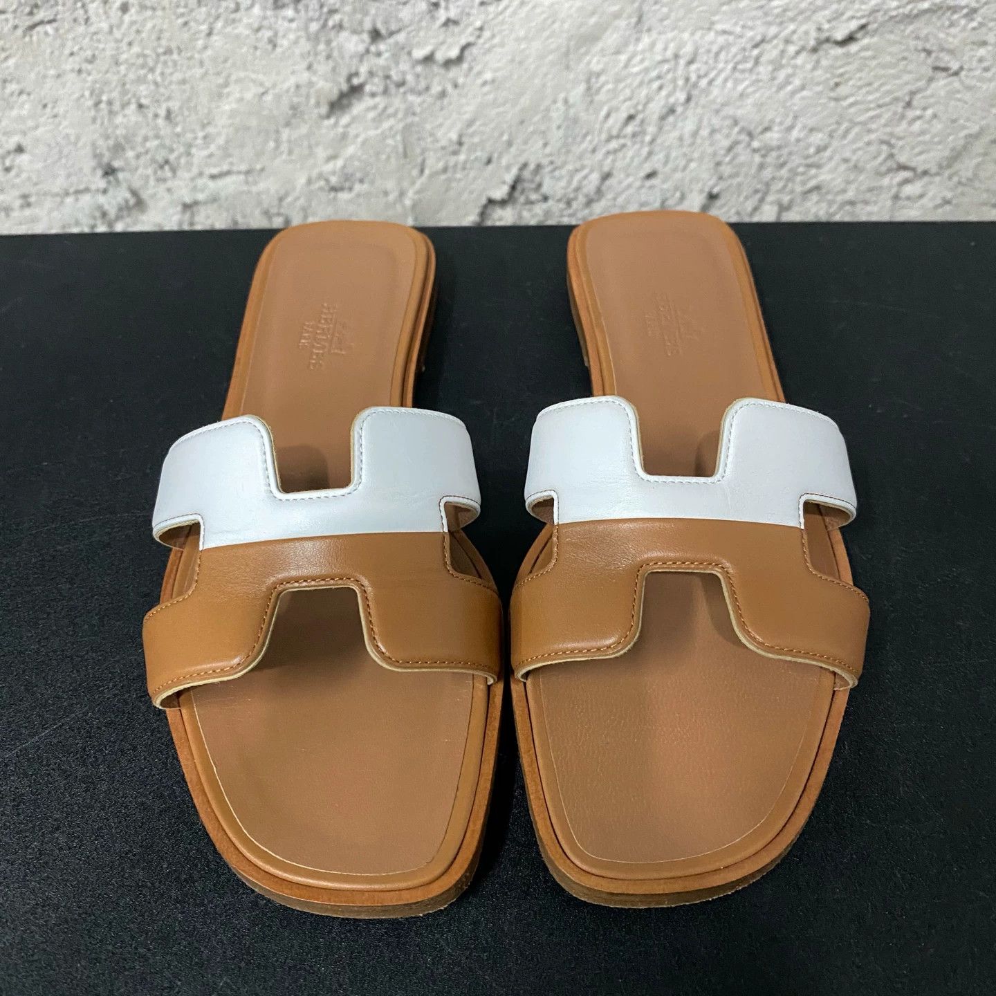 Hermes Hermes Colorblocked Slippers Women's 36 Size US 5.5 / IT 35.5 - 6 Thumbnail