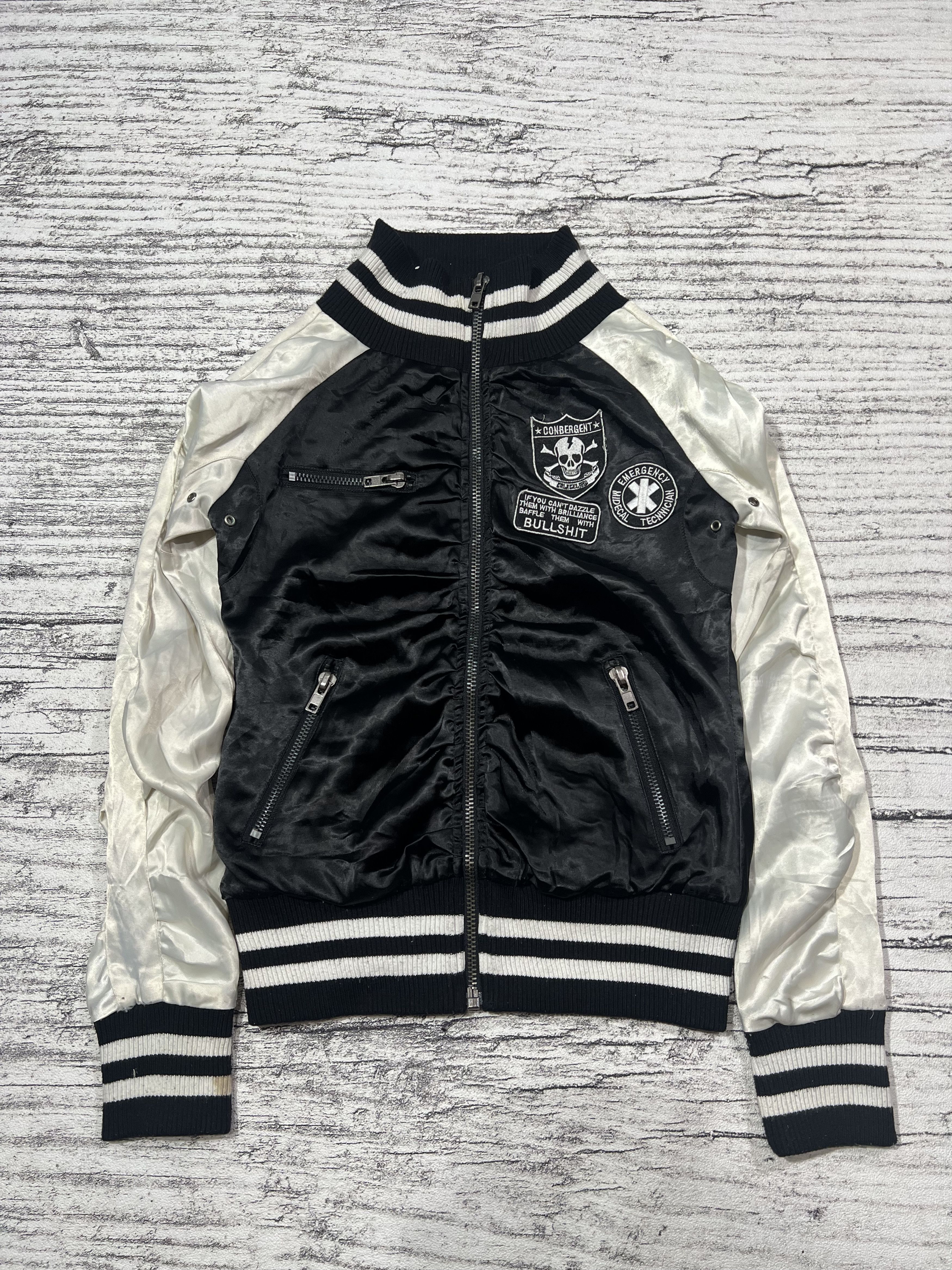 Japanese Brand 2000s Archival Hysteric Skull Poem Embroidery y2k Lgb Ifsix Size US S / EU 44-46 / 1 - 1 Thumbnail