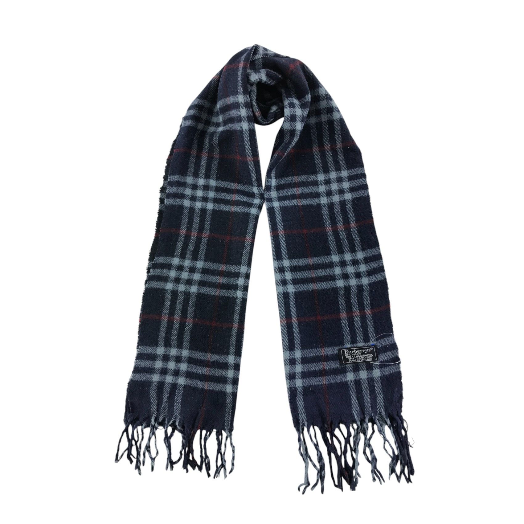 Burberry × Vintage Burberry Scarf / Muffler / Neckwear - WW2681 Size ONE SIZE - 1 Thumbnail