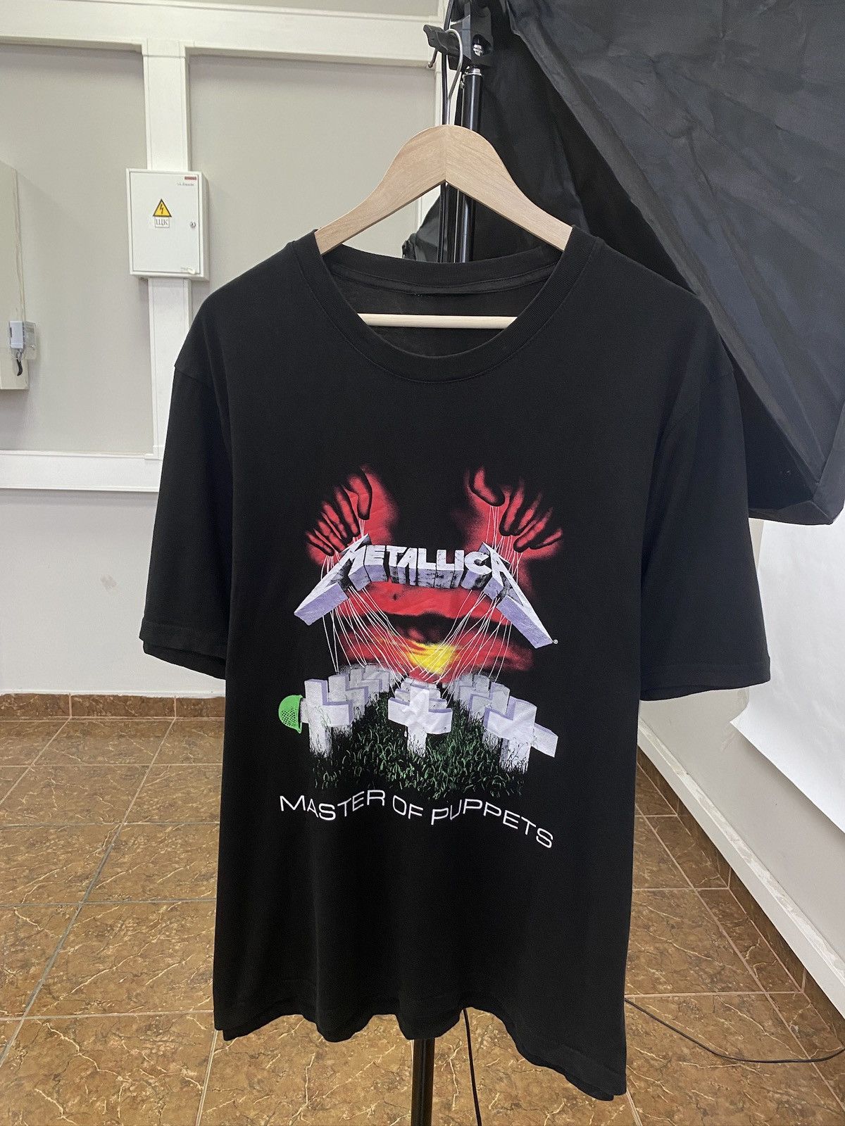 Metallica 🇺🇸 Vintage Metallica Master Of Puppets Rare Retro t-shirt Y2K Size US XL / EU 56 / 4 - 1 Thumbnail