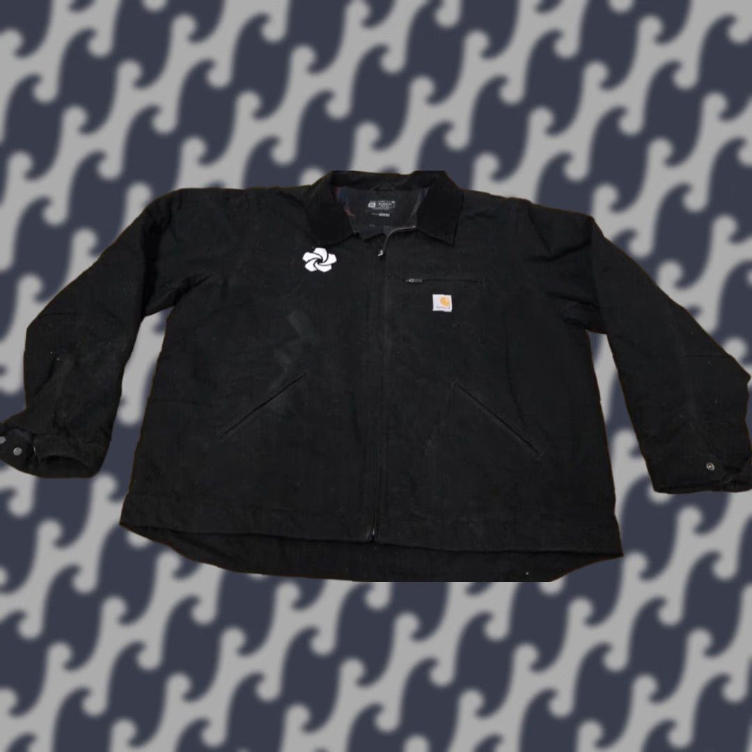 Carhartt Carhartt Detroit Jacket 2XL Black Men Logo Relaxed Canvas Zip Lined Polyester 90s Outdoor USA Vintage No> Size US XXL / EU 58 / 5 - 1 Thumbnail