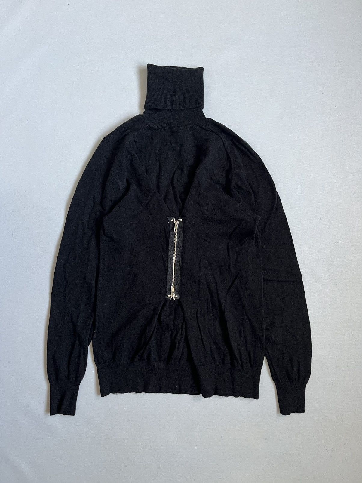 Jean Paul Gaultier JEAN PAUL GAULTIER x Lindex Black Turtleneck Knit Sweater Size M / US 6-8 / IT 42-44 - 1 Thumbnail