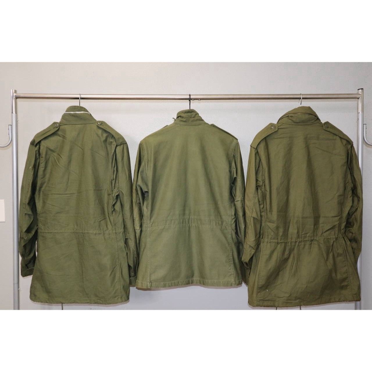 Vintage Lot 9 VTG US Military Army Navy Field Jackets 50s–90s M65 Size US XL / EU 56 / 4 - 4 Thumbnail