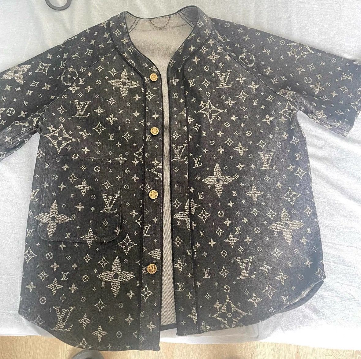 Louis Vuitton Louis Vuitton Gypsophila paniculata denim jacket Size US XL / EU 56 / 4 - 1 Thumbnail