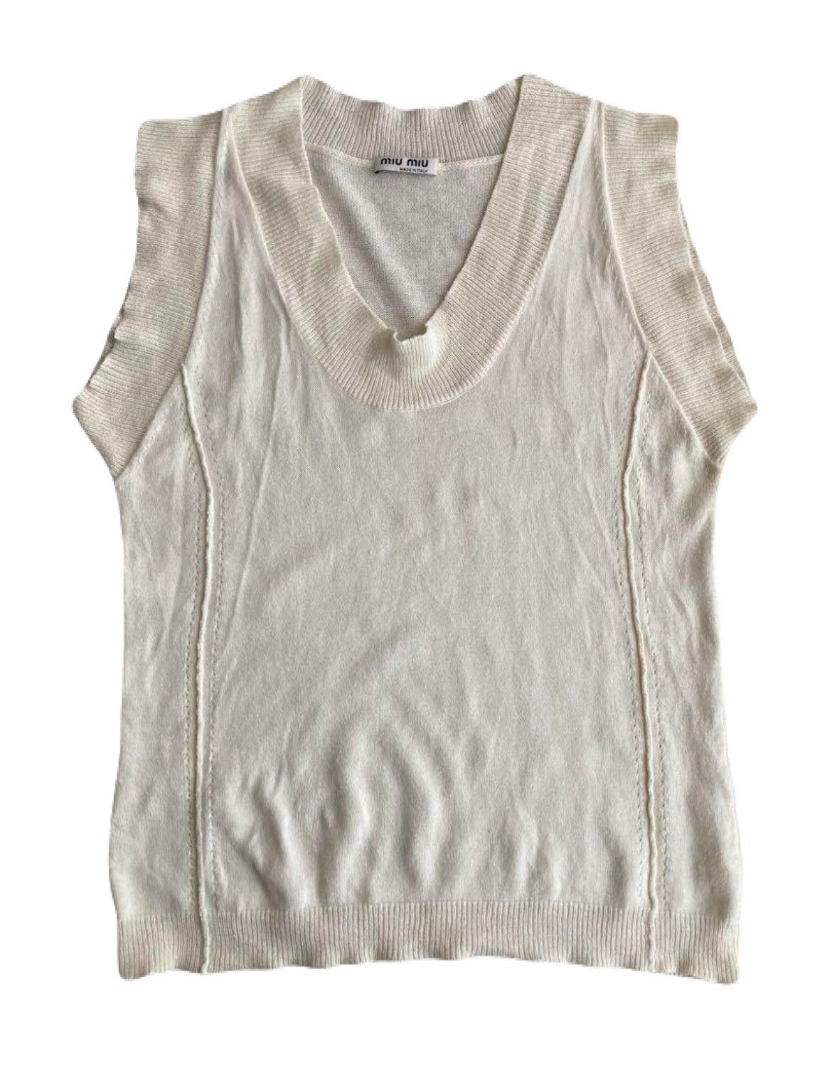 Miu Miu 05ss Miu Miu Knit Vest Gilet archive | Grailed