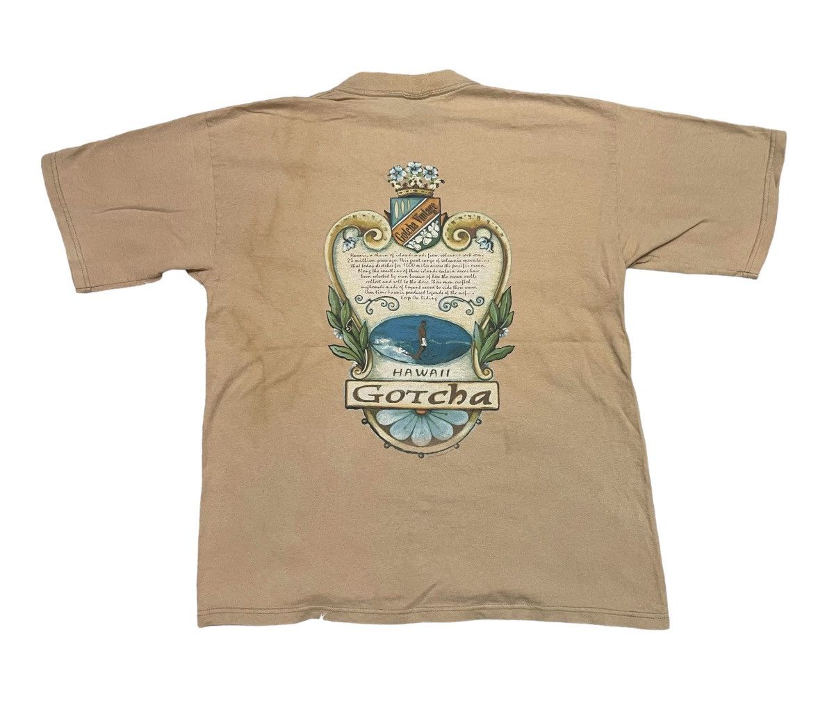 Gotcha 90s OG STYLE GOTCHA TSHIRT BIG PRINT NICELY FADED Size US L / EU 52-54 / 3 - 3 Thumbnail