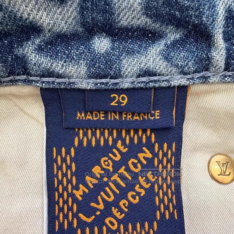 Louis Vuitton Louis Vuitton Fishnet presbyopic denim shorts Size US 29 - 5 Thumbnail