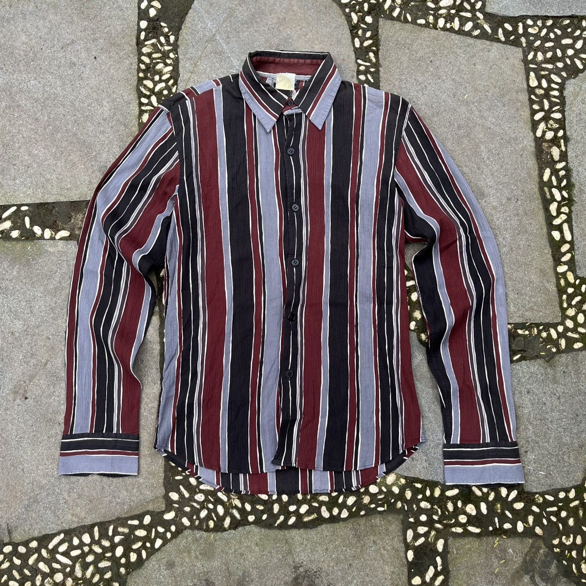 Issey Miyake 🇫🇷agnes b. homme Pleated Colourfull Button shirt Size US M / EU 48-50 / 2 - 1 Thumbnail