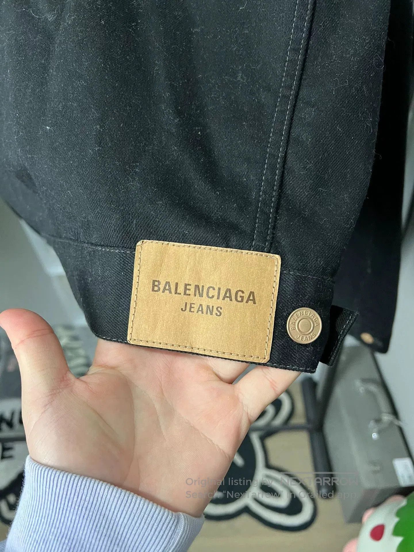 Balenciaga Balenciaga Denim Hooded Jacket. Size US XXS / EU 40 - 3 Thumbnail