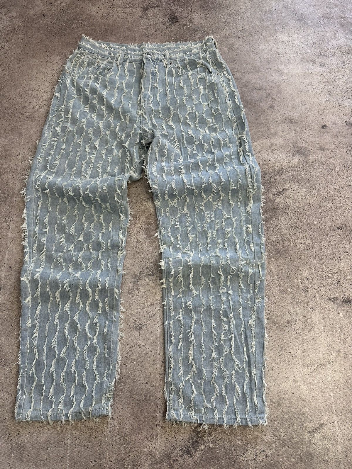 Japanese Brand × Vintage Vintage Junya Watanabe Style Japanese Denim Jeans Y2K Size US 32 / EU 48 - 6 Thumbnail
