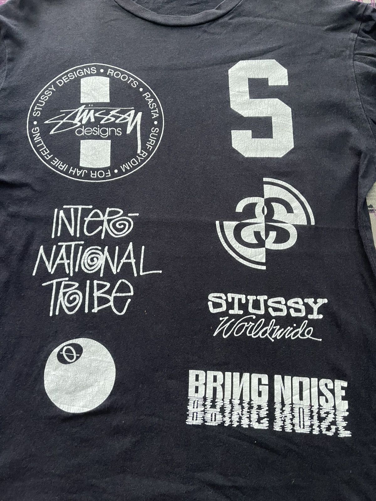 Stussy VINTAGE STUSSY RAT SKULL ALL LOGO LONG SLEEVE VERY RARE Size US M / EU 48-50 / 2 - 7 Thumbnail