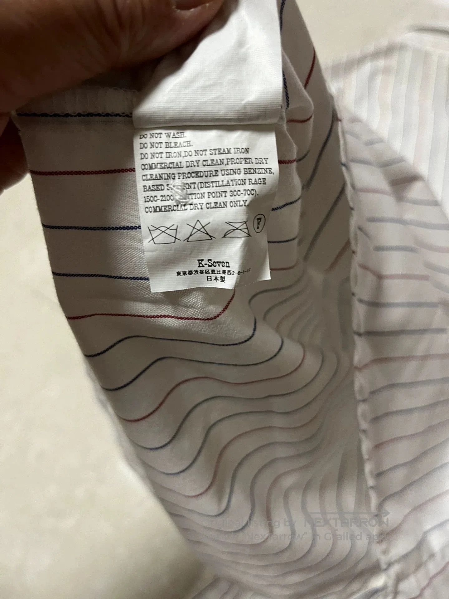 Tenderloin Classic Short Sleeve Striped Shirt. Size US M / EU 48-50 / 2 - 5 Thumbnail