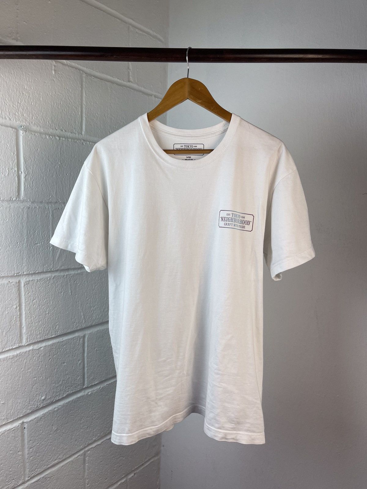 Neighborhood Neighborhood Box Logo Tee Size US L / EU 52-54 / 3 - 2 Thumbnail