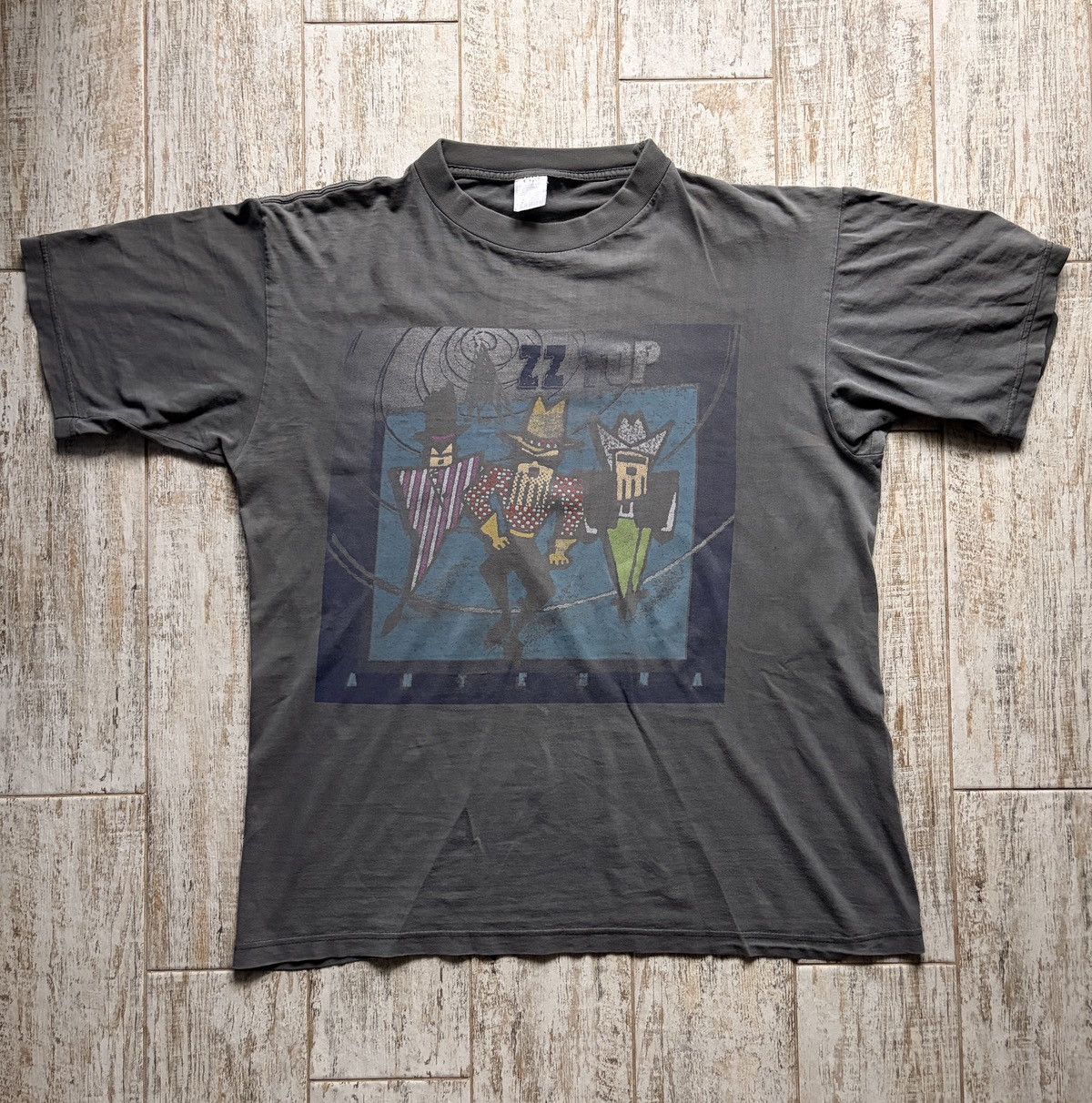Other 1994 ZZ Top Antenna World Tour T-Shirt Faded Band Tee 90s Size US XL / EU 56 / 4 - 1 Thumbnail