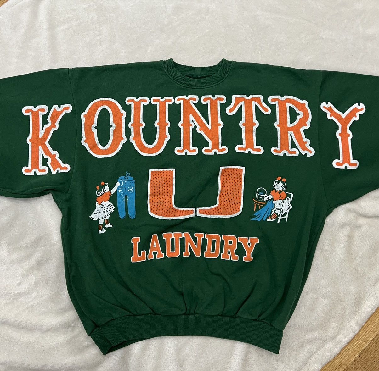 Kapital Kapital Fleece BIG Sweatshirt (BIG KOUNTRY) sweater Size US L / EU 52-54 / 3 - 2 Thumbnail