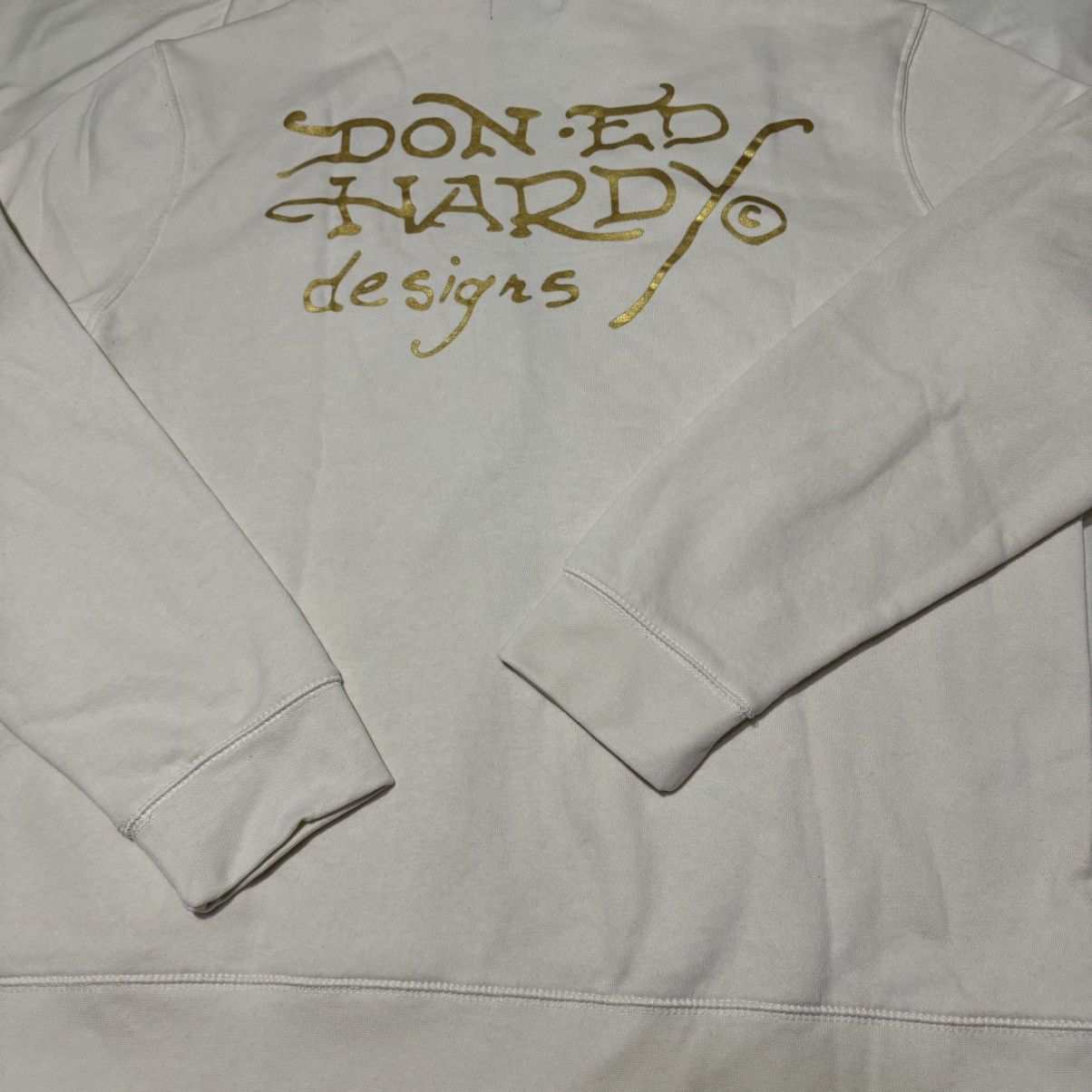 Ed Hardy Vintage Cream Ed Hardy Hoodie Size US L / EU 52-54 / 3 - 8 Thumbnail