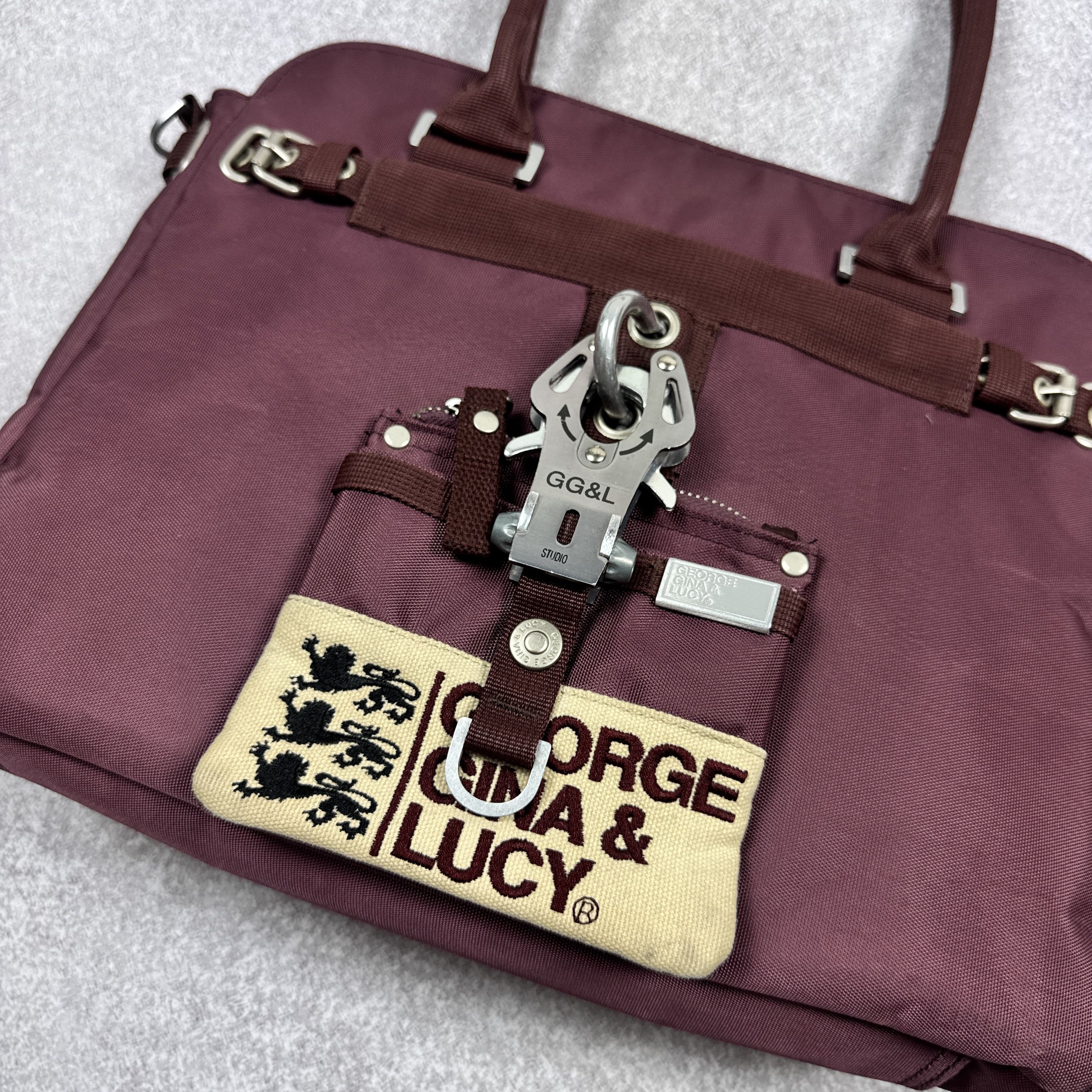 George Gina & Lucy George Gina & Lucy Grace Burgundy Y2K Bag Avantgarde Size ONE SIZE - 5 Thumbnail