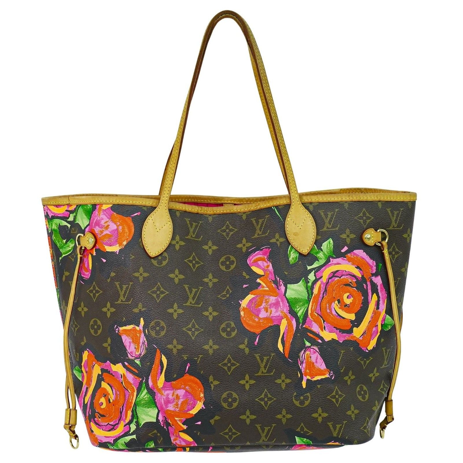 Louis Vuitton Louis Vuitton Neverfull Tote Limited Edition Monogram Roses Size ONE SIZE - 1 Thumbnail