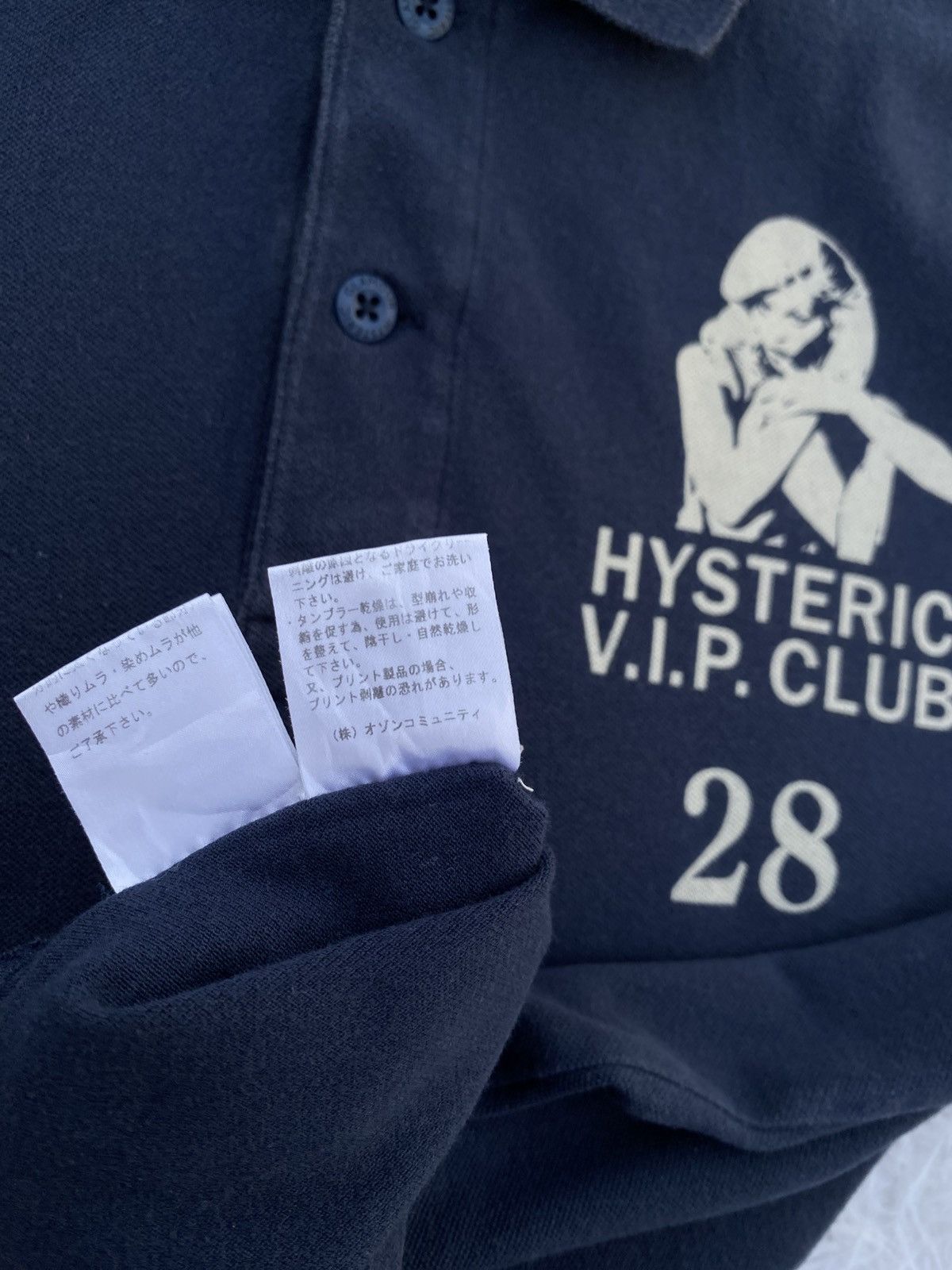 Hysteric Glamour Rare Vintage Hysteric Glamour VIP Club Polo Tee Size US M / EU 48-50 / 2 - 22 Thumbnail